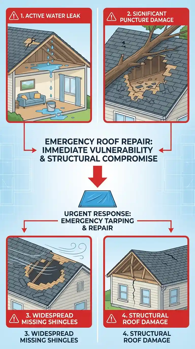 Illustration of dfw roof types 